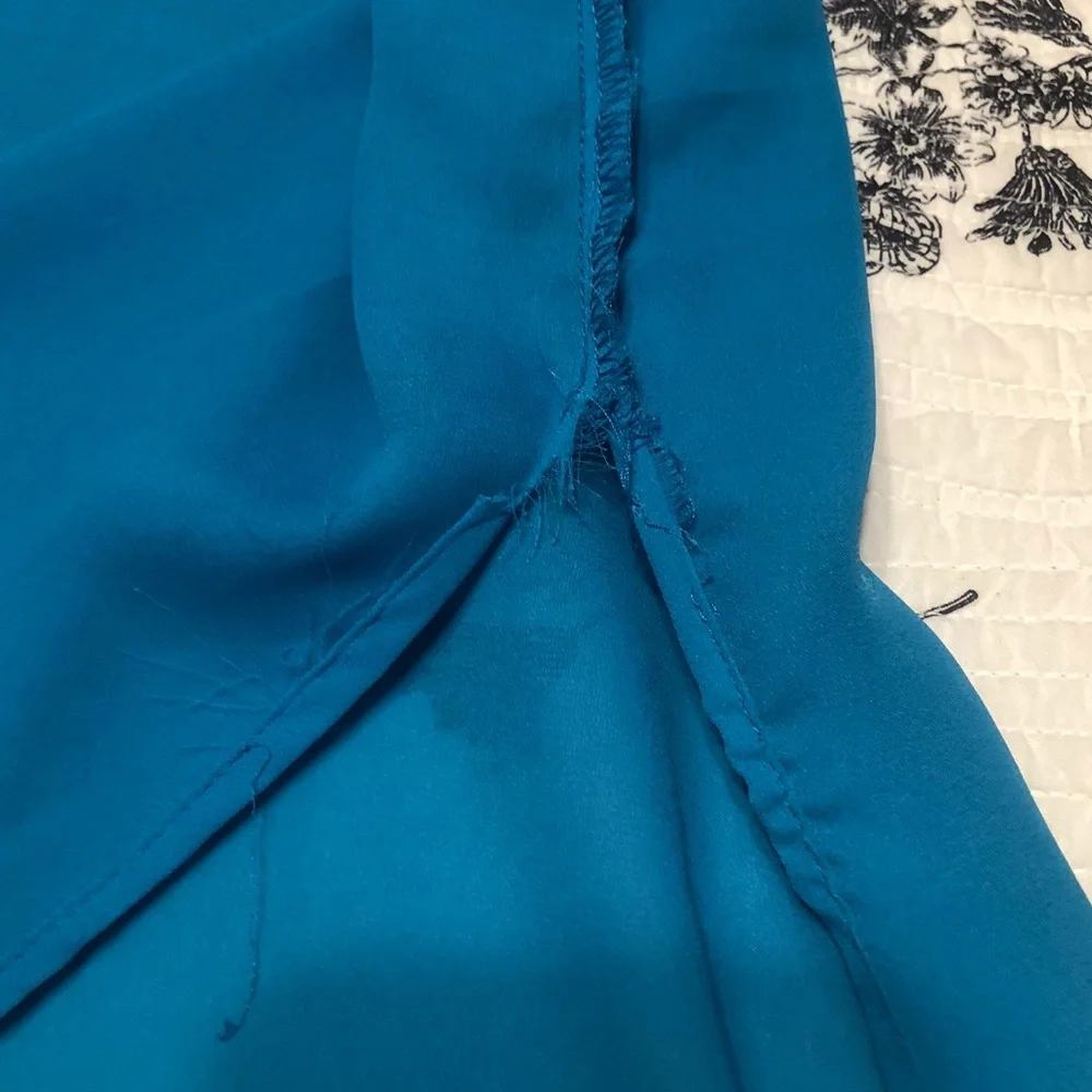 Beautiful Carole Little turquoise lined skirt. GUC